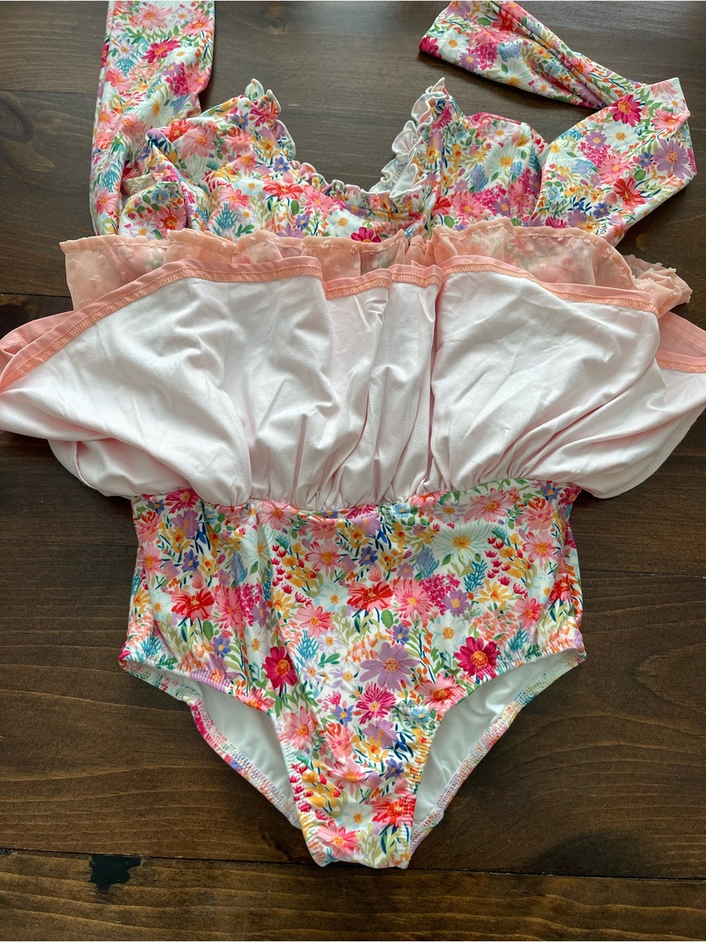Cheeky Plum Farrah Leotard - Wildflower Waltz - Long Sleeve - Picture 4 of 7